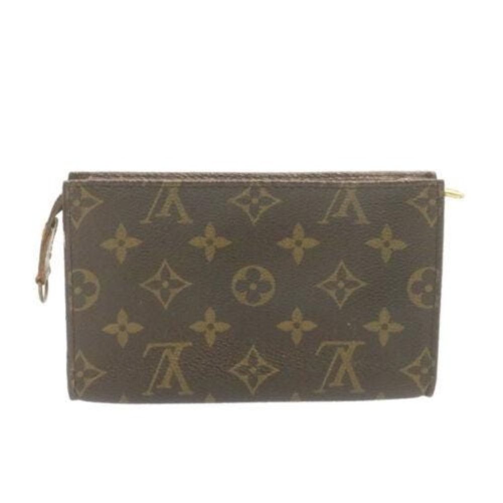 Authentic LOUIS VUITTON Monogram Bucket PM Pouch, Beautiful Louis Vuitton Zip LV